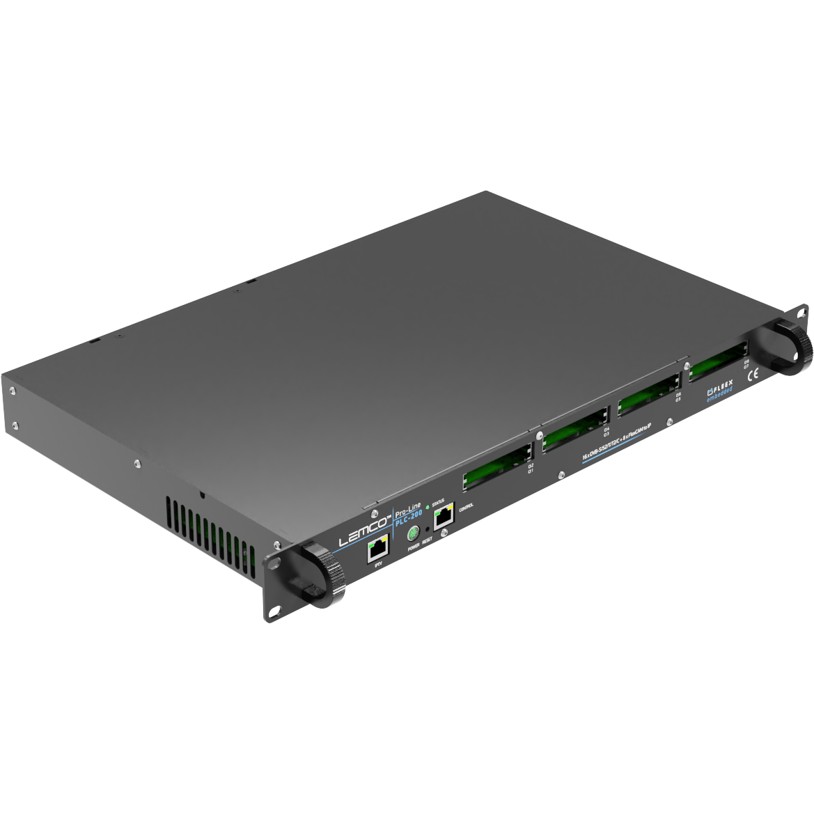 Headend PLC-200 (Pro Line) widok urządzenia w obudowie 1U