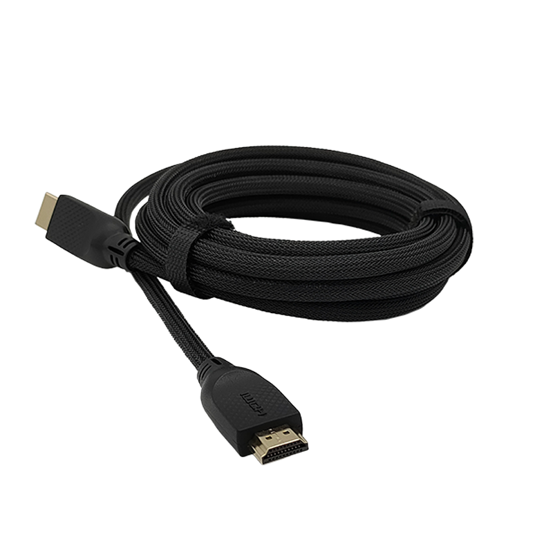 Kabel HDMI LHC-002 długości 2 m z pozłacanymi wtykami, czarny płaszcz PVC