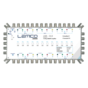 Wzmacniacz LMA-013 do multiswitchy kaskadowych w kompaktowej obudowie ZAMAK