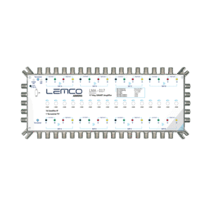 Wzmacniacz LMA-017 do multiswitchy kaskadowych, kompaktowa obudowa ZAMAK