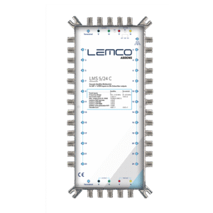 Multiswitch Lemco LMS-524 C z obudową ZAMAK, 24 wyjścia